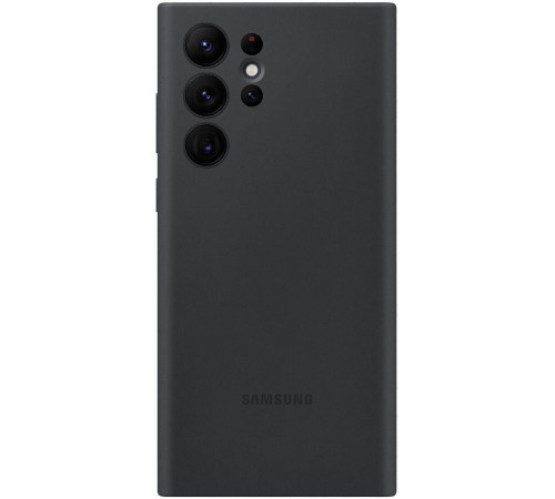 Чехол Samsung Silicone Cover для смартфону Galaxy S22 Ultra (S908) Black