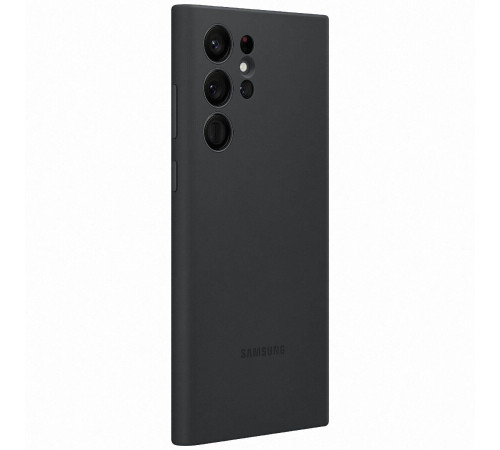 Чехол Samsung Silicone Cover для смартфону Galaxy S22 Ultra (S908) Black