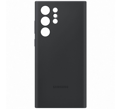 Чехол Samsung Silicone Cover для смартфону Galaxy S22 Ultra (S908) Black