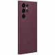 Чехол Samsung Silicone Cover для смартфону Galaxy S22 Ultra (S908) Burgundy