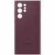 Чехол Samsung Silicone Cover для смартфону Galaxy S22 Ultra (S908) Burgundy