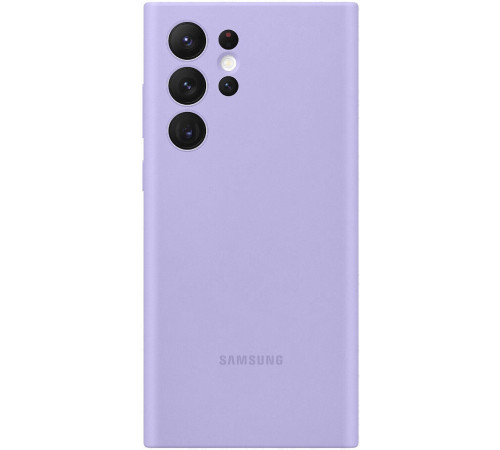 Чехол Samsung Silicone Cover для смартфону Galaxy S22 Ultra (S908) Fresh Lavender