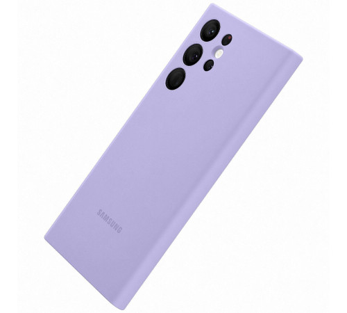Чехол Samsung Silicone Cover для смартфону Galaxy S22 Ultra (S908) Fresh Lavender
