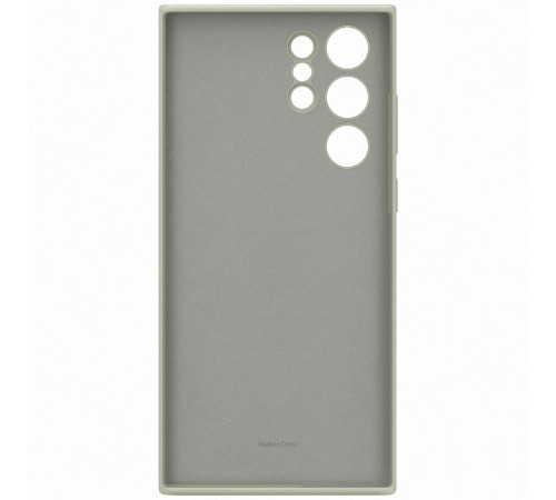 Чехол Samsung Silicone Cover для смартфону Galaxy S22 Ultra (S908) Olive Green
