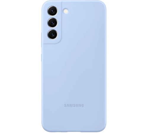 Чехол Samsung Silicone Cover для смартфону Galaxy S22+ (S906) Artic Blue