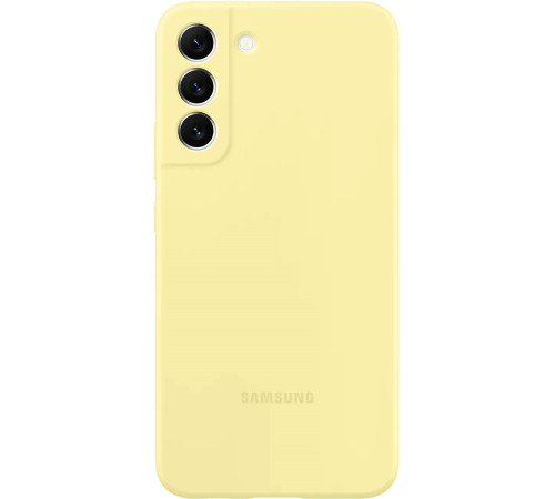 Чехол Samsung Silicone Cover для смартфону Galaxy S22+ (S906) Butter Yellow