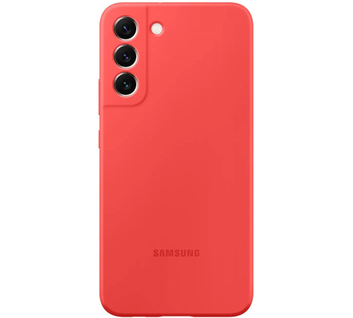Чехол Samsung Silicone Cover для смартфону Galaxy S22+ (S906) Glow Red