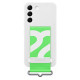 Чехол Samsung Silicone with Strap Cover для смартфону Galaxy S22 (S901) White