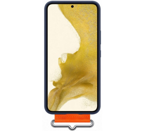 Чехол Samsung Silicone with Strap Cover для смартфону Galaxy S22+ (S906) Navy