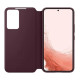 Чехол Samsung Smart Clear View Cover для смартфону Galaxy S22 (S901) Burgundy
