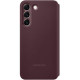 Чехол Samsung Smart Clear View Cover для смартфону Galaxy S22 (S901) Burgundy