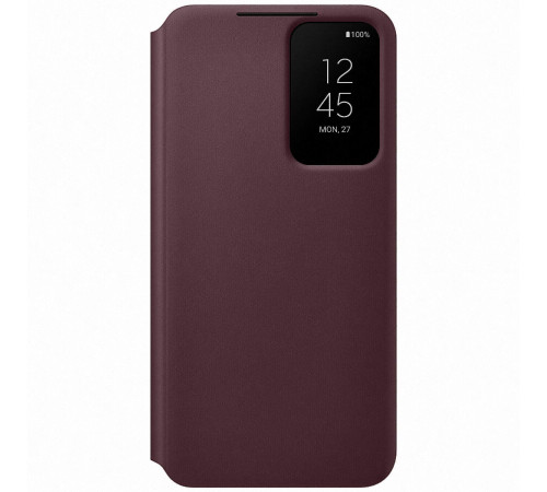 Чехол Samsung Smart Clear View Cover для смартфону Galaxy S22 (S901) Burgundy