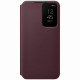 Чехол Samsung Smart Clear View Cover для смартфону Galaxy S22 (S901) Burgundy