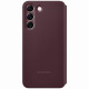 Чехол Samsung Smart Clear View Cover для смартфону Galaxy S22 (S901) Burgundy