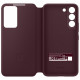 Чехол Samsung Smart Clear View Cover для смартфону Galaxy S22 (S901) Burgundy