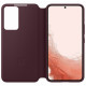Чехол Samsung Smart Clear View Cover для смартфону Galaxy S22 (S901) Burgundy