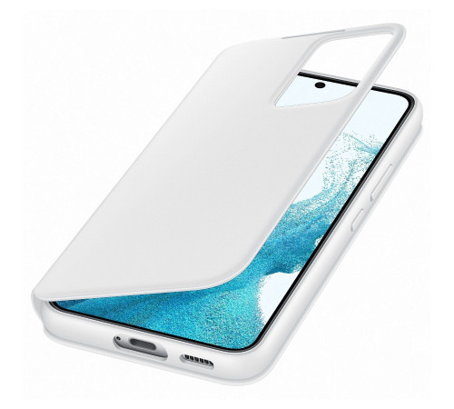 Чехол Samsung Smart Clear View Cover для смартфону Galaxy S22 (S901) White