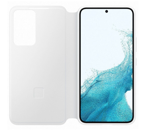 Чехол Samsung Smart Clear View Cover для смартфону Galaxy S22 (S901) White