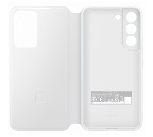 Чехол Samsung Smart Clear View Cover для смартфону Galaxy S22 (S901) White