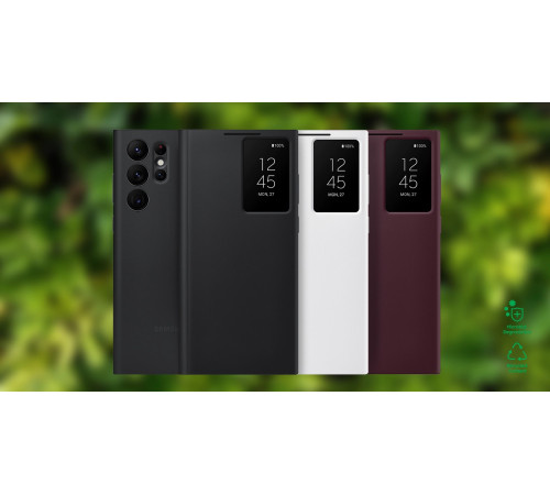 Чехол Samsung Smart Clear View Cover для смартфону Galaxy S22 Ultra (S908) Black