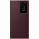 Чехол Samsung Smart Clear View Cover для смартфону Galaxy S22 Ultra (S908) Burgundy