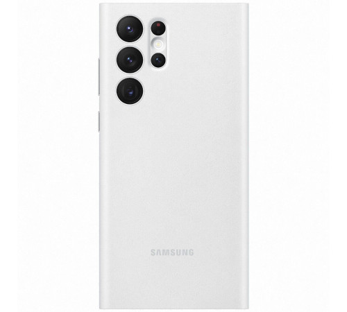 Чехол Samsung Smart Clear View Cover для смартфону Galaxy S22 Ultra (S908) White