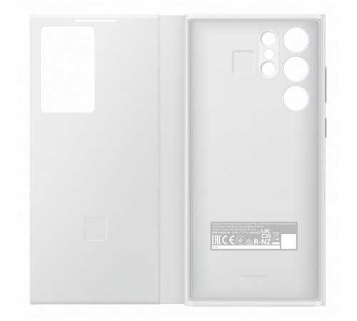 Чехол Samsung Smart Clear View Cover для смартфону Galaxy S22 Ultra (S908) White