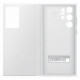 Чехол Samsung Smart Clear View Cover для смартфону Galaxy S22 Ultra (S908) White
