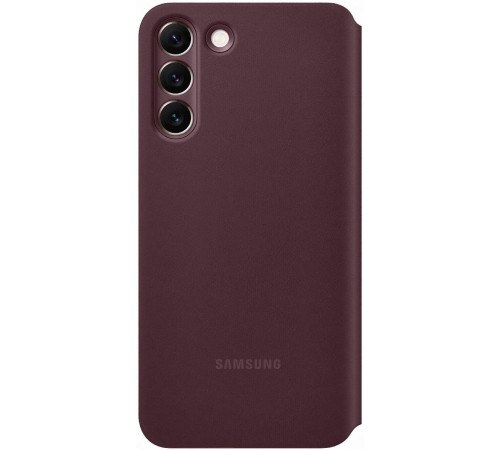 Чехол Samsung Smart Clear View Cover для смартфону Galaxy S22+ (S906) Burgundy