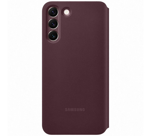 Чехол Samsung Smart Clear View Cover для смартфону Galaxy S22+ (S906) Burgundy