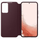 Чехол Samsung Smart Clear View Cover для смартфону Galaxy S22+ (S906) Burgundy