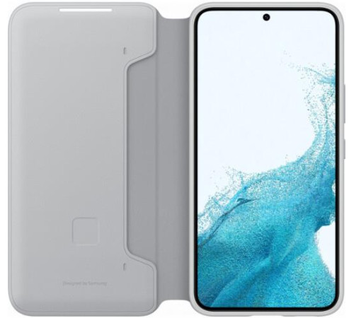 Чехол Samsung Smart LED View Cover для смартфону Galaxy S22 (S901) Light Gray