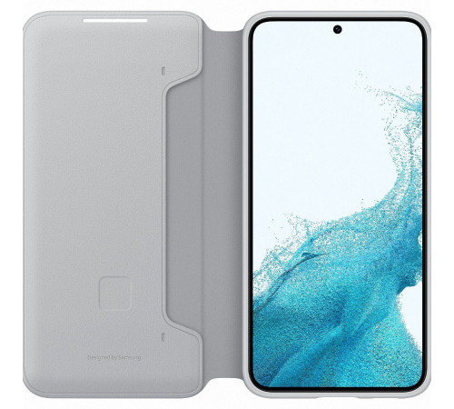Чехол Samsung Smart LED View Cover для смартфону Galaxy S22 (S901) Light Gray