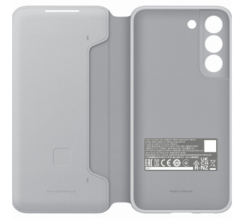Чехол Samsung Smart LED View Cover для смартфону Galaxy S22 (S901) Light Gray