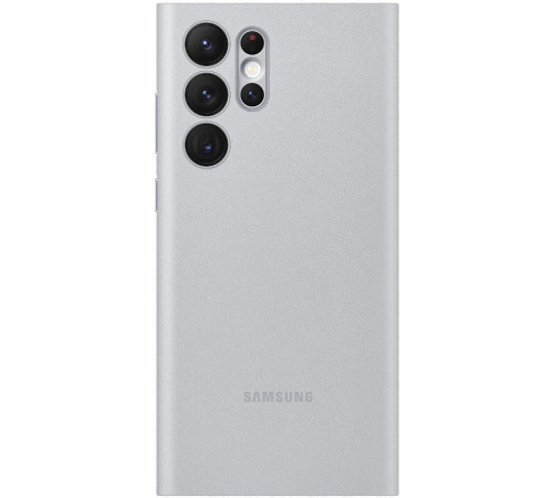 Чехол Samsung Smart LED View Cover для смартфону Galaxy S22 Ultra (S908) Light Gray