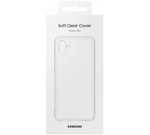 Чохол Samsung Soft Clear Cover для смартфону Galaxy A04 (A045) Transparent