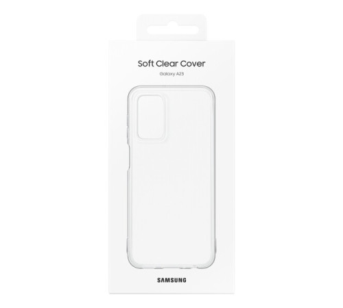 Чохол Samsung Soft Clear Cover для смартфону Galaxy A23 (A235) Transparent