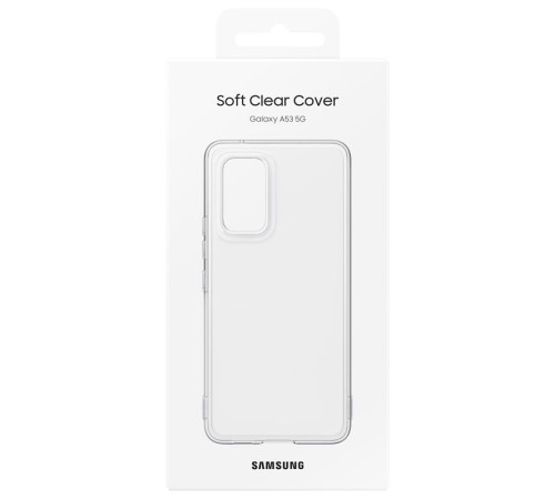 Чохол Samsung Soft Clear Cover для смартфону Galaxy A53 (A536) Transparent