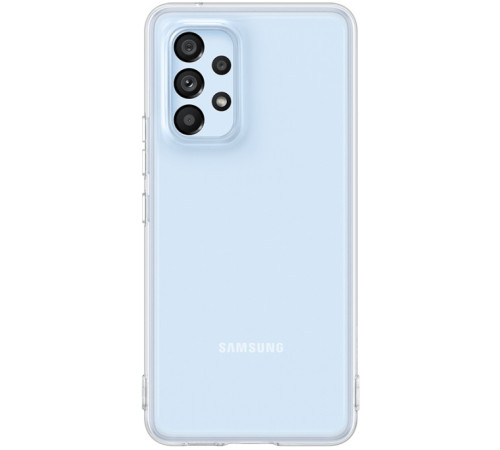 Чохол Samsung Soft Clear Cover для смартфону Galaxy A53 (A536) Transparent