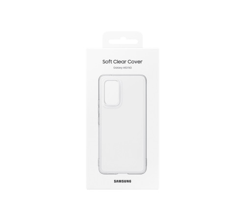 Чохол Samsung Soft Clear Cover для смартфону Galaxy A53 (A536) Transparent