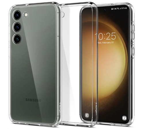 Чехол Spigen для Samsung Galaxy S23 Ultra Hybrid, Crystal Clear