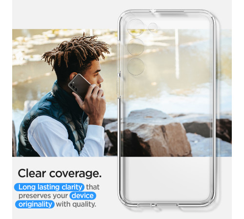 Чехол Spigen для Samsung Galaxy S23 Ultra Hybrid, Crystal Clear