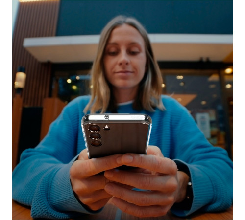 Чехол Spigen для Samsung Galaxy S23 Ultra Hybrid, Crystal Clear