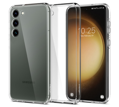 Чехол Spigen для Samsung Galaxy S23 Ultra Hybrid, Crystal Clear