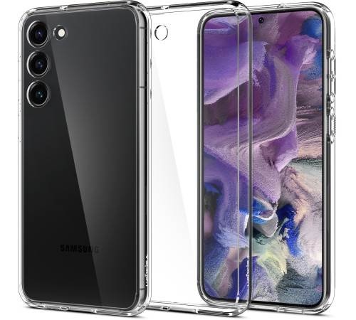 Чехол Spigen для Samsung Galaxy S23 Ultra Hybrid, Crystal Clear