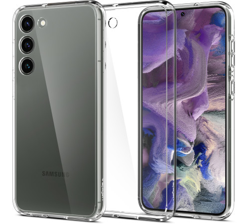 Чехол Spigen для Samsung Galaxy S23 Ultra Hybrid, Crystal Clear