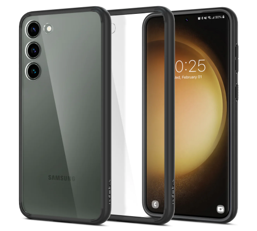 Чехол Spigen для Samsung Galaxy S23 Ultra Hybrid, Matte Black