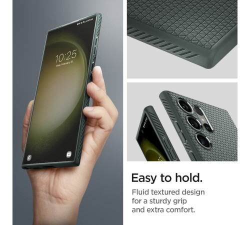 Чехол Spigen для Samsung Galaxy S23 Ultra Liquid Air, Abyss Green
