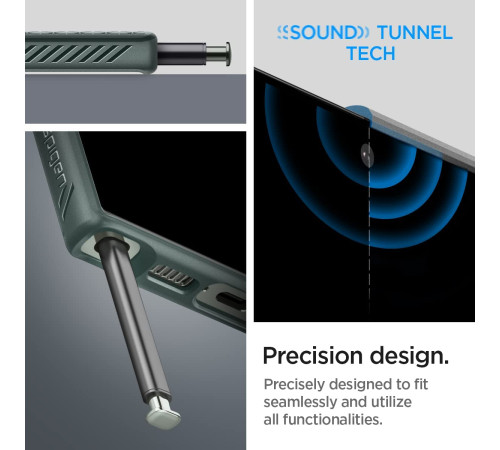 Чехол Spigen для Samsung Galaxy S23 Ultra Liquid Air, Abyss Green