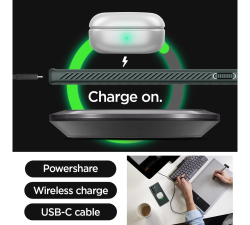 Чехол Spigen для Samsung Galaxy S23 Ultra Liquid Air, Abyss Green